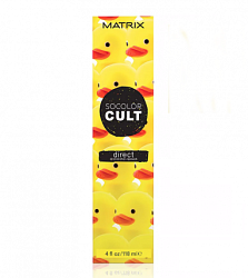 Matrix Socolor Cult - Крем с пигментами прямого действия Сочный желтый, 118мл