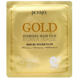 Petitfee Gold - Гидрогелевая маска для лица с коллоидным золотом, 32г