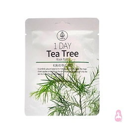 Маска тканевая с экстрактом чайного дерева / Med B 1 Day Tea Tree Mask Pack 27 мл
