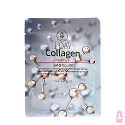 Маска тканевая с коллагеном / Med B 1 Day Collagen Mask Pack 27 мл