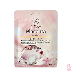Маска тканевая с экстрактом фитоплаценты / Med B 1 Day Placenta Mask Pack 27 мл
